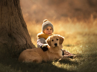 Illustration de l'article : 16 photos illustrant magnifiquement l'amitié entre un garçon et sa chienne