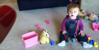 Illustration de l'article : Vidéo : un bébé rit aux éclats en voyant son chien sauter en l’air pour éclater des bulles de savon