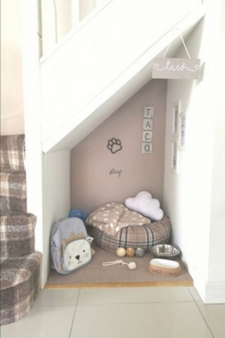 Illustration de l'article : Une jeune femme prépare l’arrivée de son chiot en lui créant une nurserie