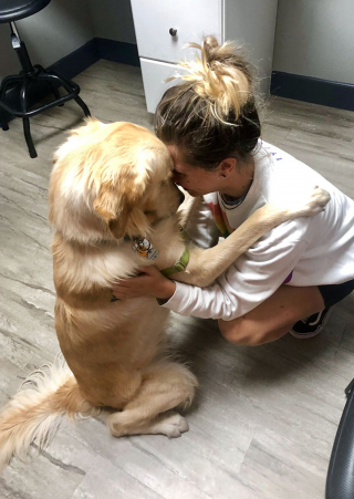 Illustration de l'article : 19 photos de surprenantes et belles rencontres canines faites chez le vétérinaire