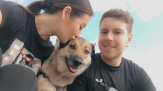 Illustration de l'article : En hommage la mémoire de sa chienne bien-aimée, cet homme relie le Royaume-Unis à la Roumanie à vélo, soit près de 2800km !