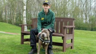 Illustration de l'article : Attaché à la barrière d’un refuge, ce chien abandonné présente aux bénévoles la lettre que ses maîtres ont laissé 