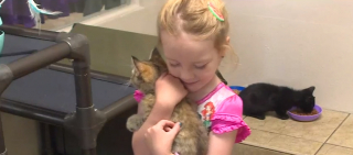 Illustration de l'article : Cette petite fille, amoureuse des animaux, a eu une idée originale pour remplacer les cadeaux de sa fête d’anniversaire 