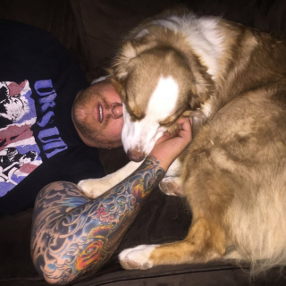 Illustration de l'article : 12 photos de chiens adorant dormir sur leurs humains