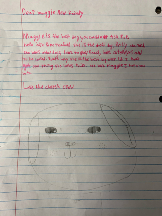 Illustration de l'article : Dans des lettres touchantes à l’attention de ses futurs maîtres, un petit garçon fait l’éloge du chien que ses parents ont hébergé en tant que famille d’accueil