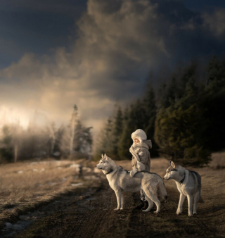 Illustration de l'article : Cette photographe réalise des photos poétiques qui montrent la beauté du lien entre chien et enfant