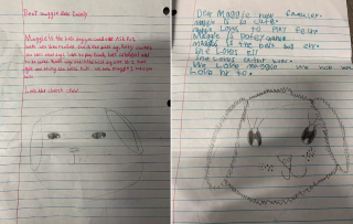 Illustration de l'article : La lettre poignante d’un garçon de 6 ans aux futurs maîtres du chiot que lui et sa famille ont accueilli pendant des semaines