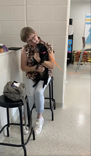 Illustration de l'article : Contrainte d’abandonner son chien pour aller en maison de retraite, cette femme le retrouve grâce à un retournement de situation inattendu (vidéo)