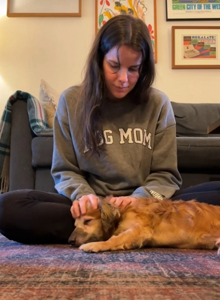 Illustration de l'article : Ce chien traumatisé retrouve foi en l’humanité grâce à sa famille d’accueil