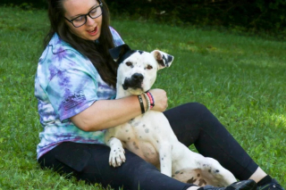 Illustration de l'article : Un chien de refuge plein d’énergie mais anxieux s’est entraîné pour gagner l’amour d’une nouvelle famille