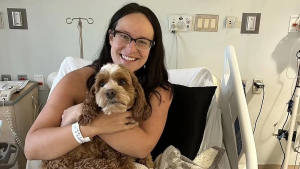 Illustration : "Ignorant qu’elle souffre d’un cancer du sein agressif, son chien le détecte avant les médecins et lui sauve la vie"